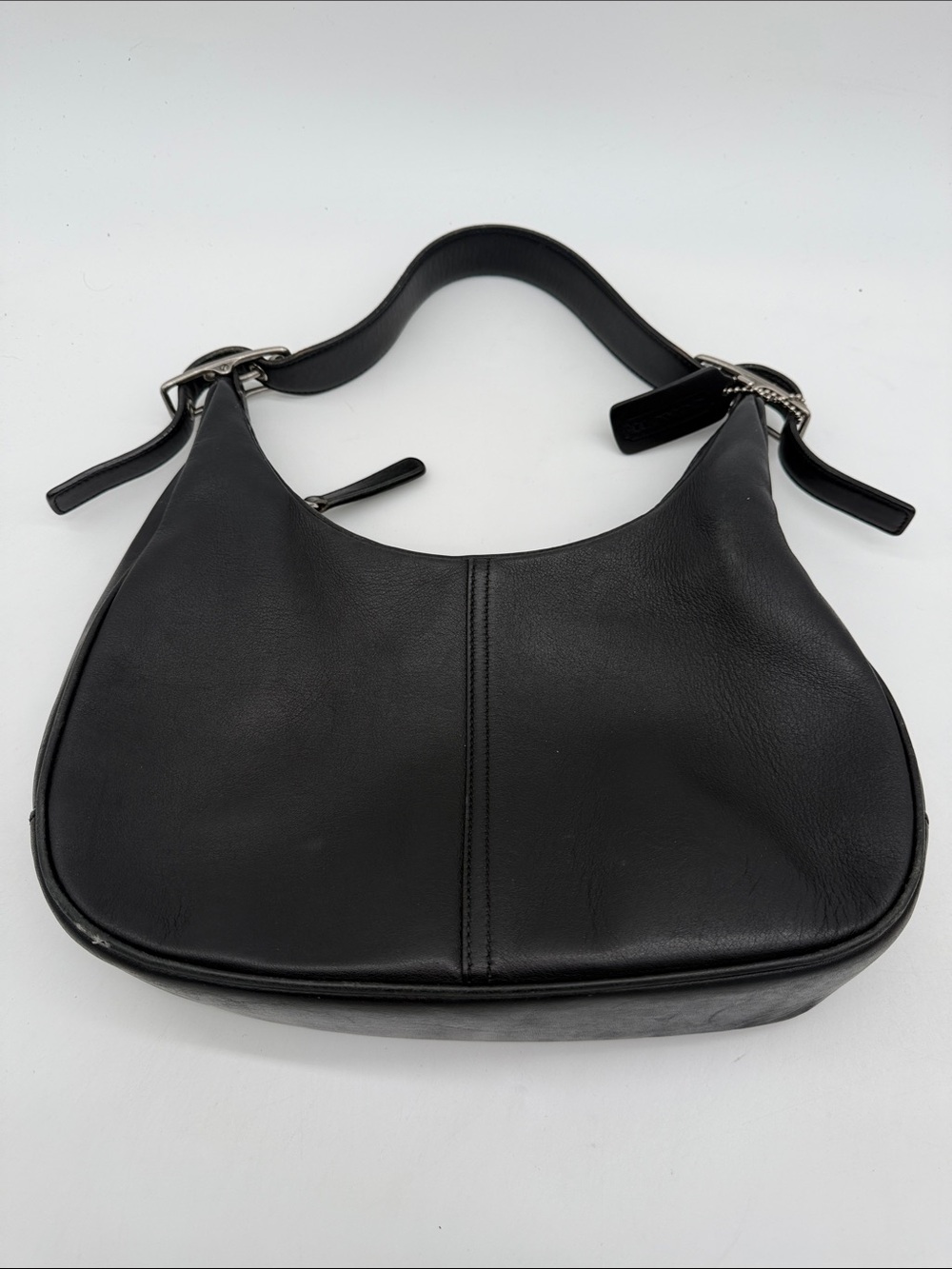 Vintage Coach Legacy West Zoe Crescent Hobo Bag Purse Leather Black 9342 - Picture 10 of 15